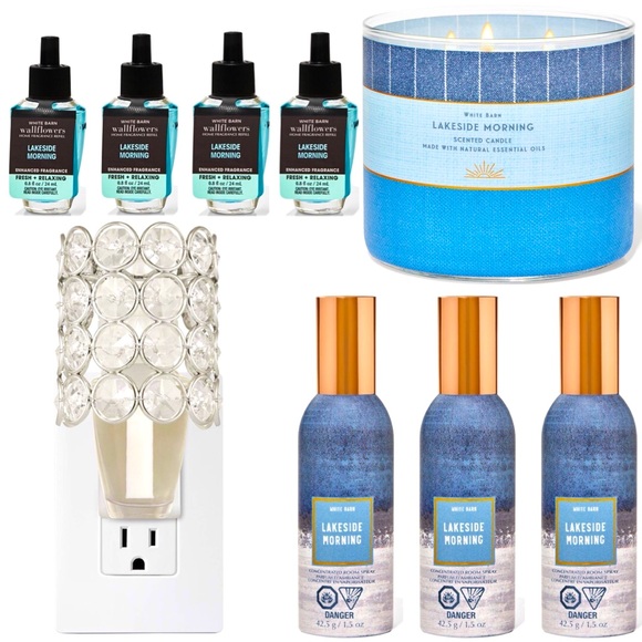 Bath & Body Works Accents Lakeside Morning Bundle Poshmark